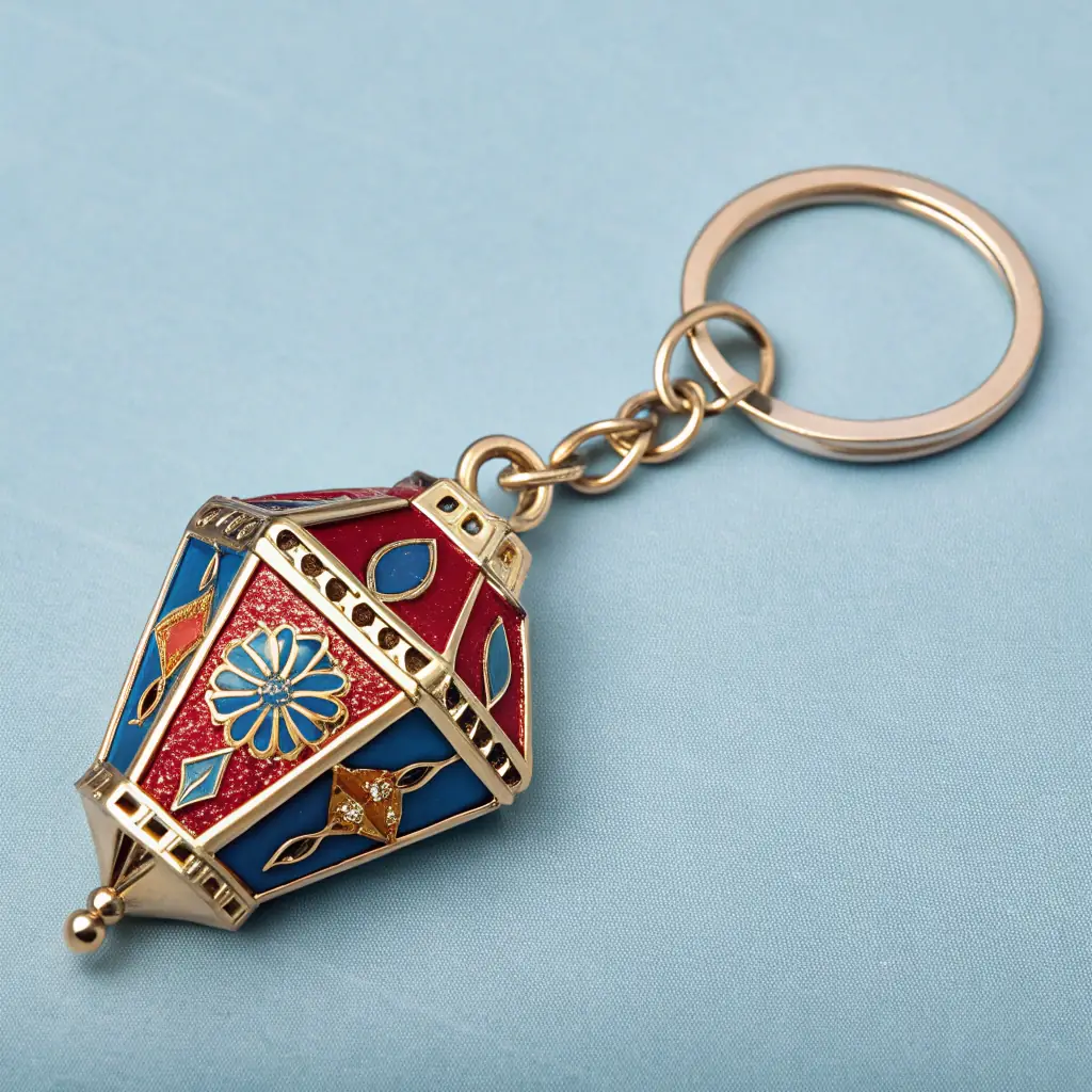 Copper Pendant Keychain