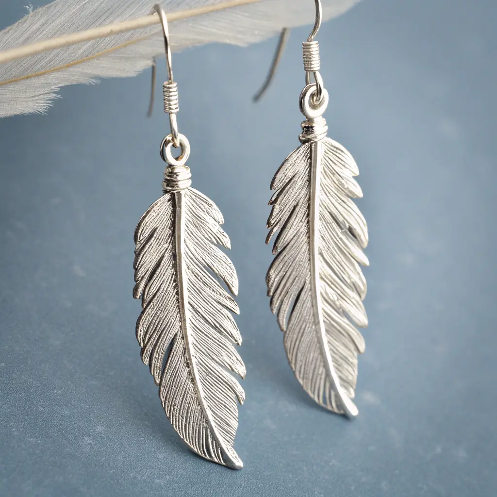 Silver Dragon Earrings