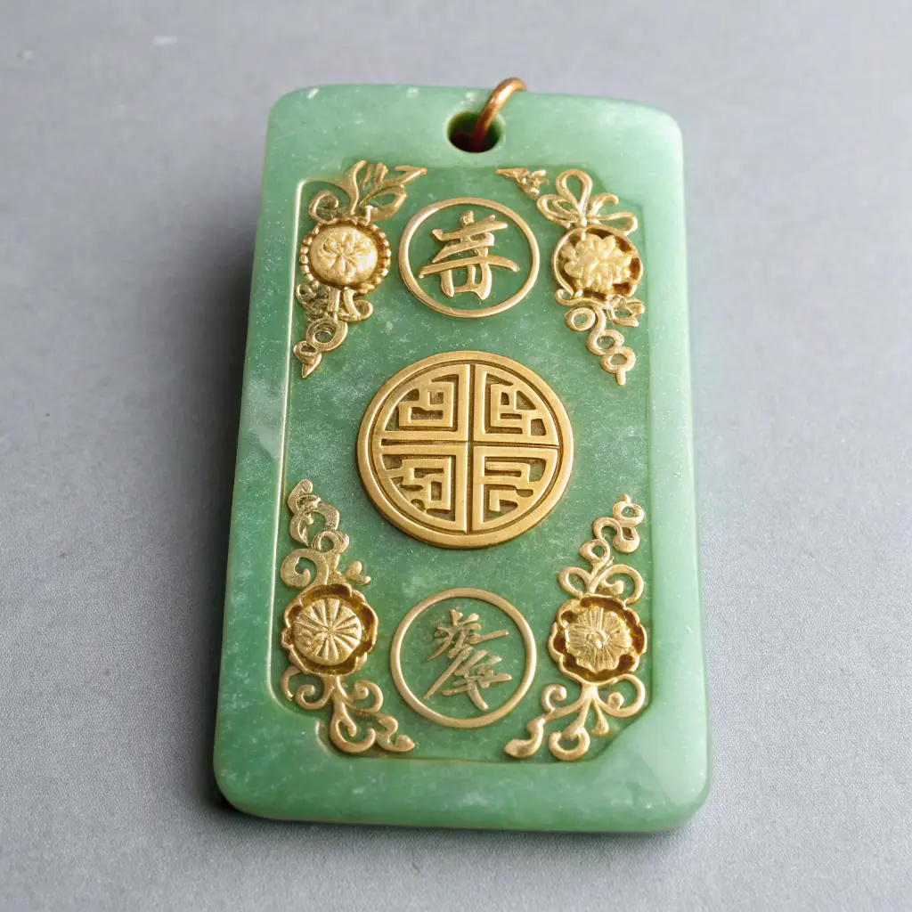 Emerald Jade Pendant Necklace